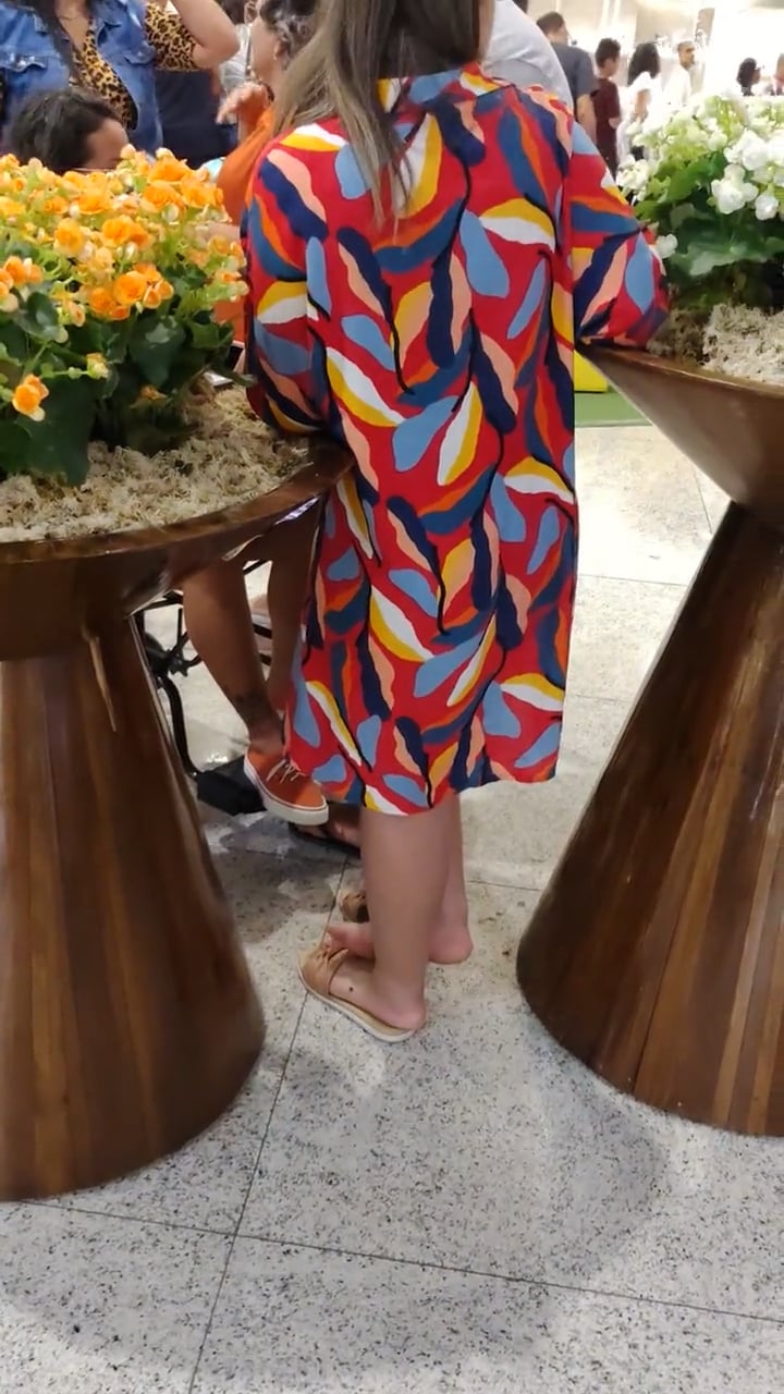 Candid feet