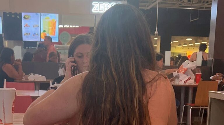 candid blonde feet