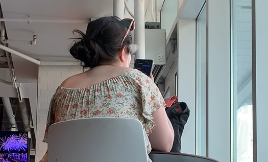 Candid feet