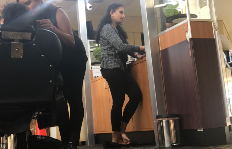 candid feet
