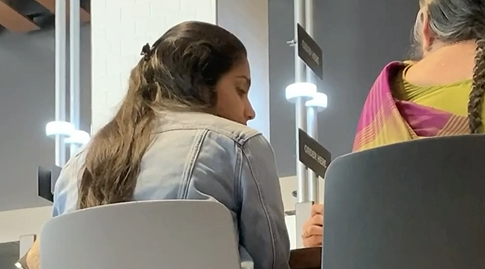 candid feet
